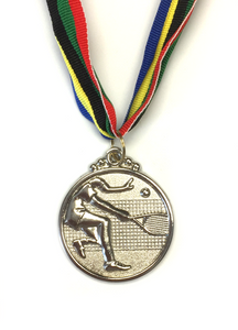 M12 Silver Tennis Medal