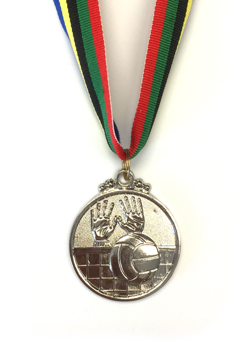 M16 Silver Volleyball Medal