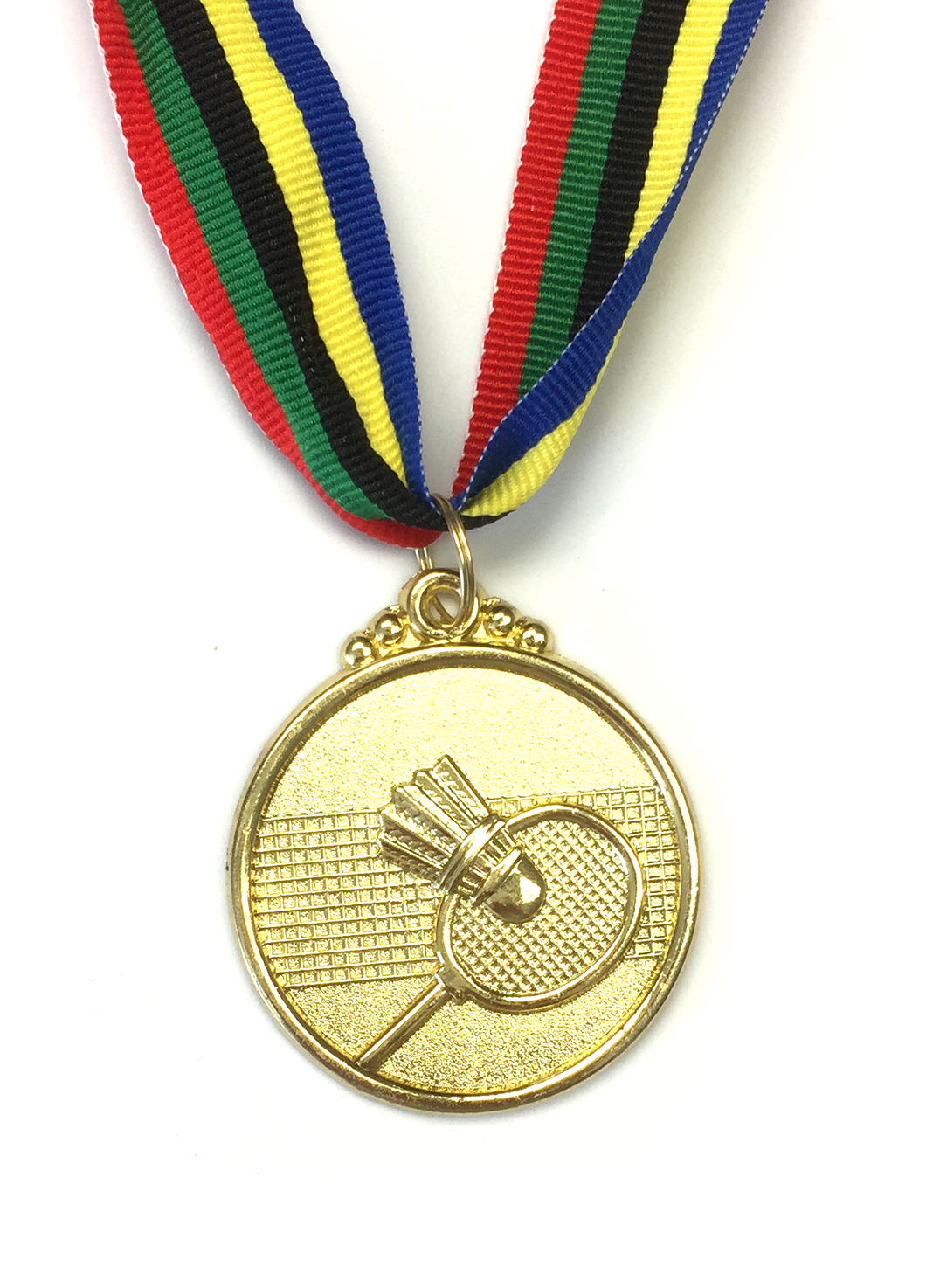 M22 Gold Badminton Medal