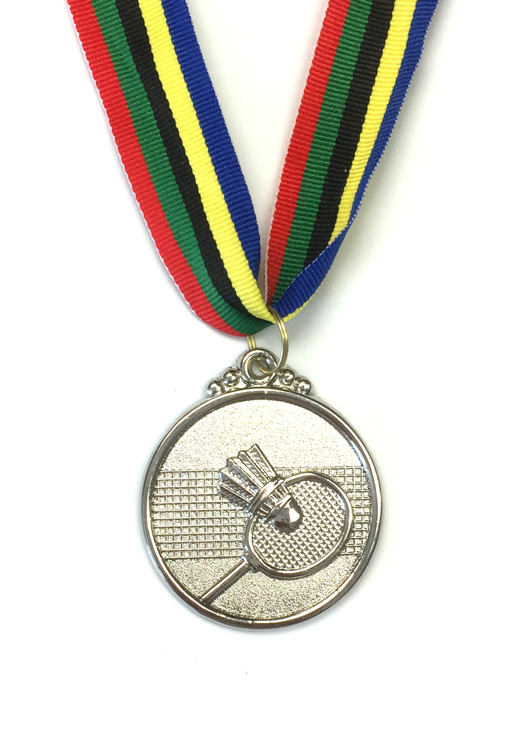 M22 Silver Badminton Medal