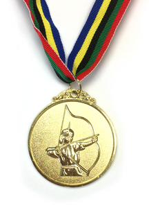 M27 Gold Archery Medal 6.5cm Diameter