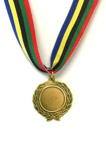 M3 Blank Gold Medal 4cm Diameter