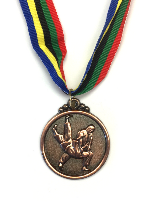 M9 Bronze Wrestling Medal 5cm Diameter