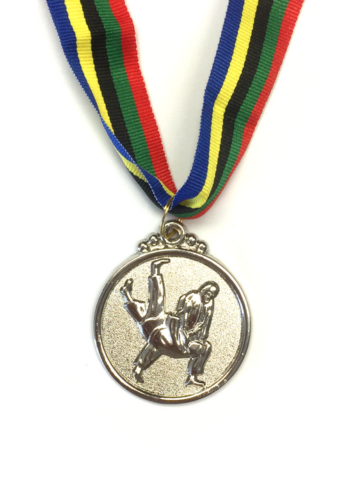 M9 Silver Wrestling Medal 5cm Diameter