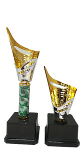 S34-Gold & Silver Plastic Cup Trophy