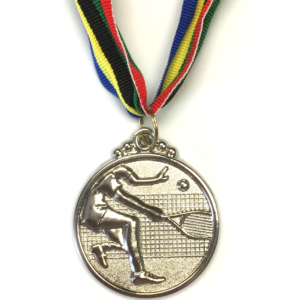 M12 Silver Tennis Medal