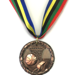 M29 Bronze Netball Medal 5cm Diameter