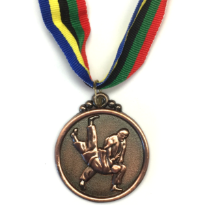 M9 Bronze Wrestling Medal 5cm Diameter