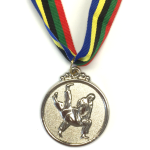 M9 Silver Wrestling Medal 5cm Diameter