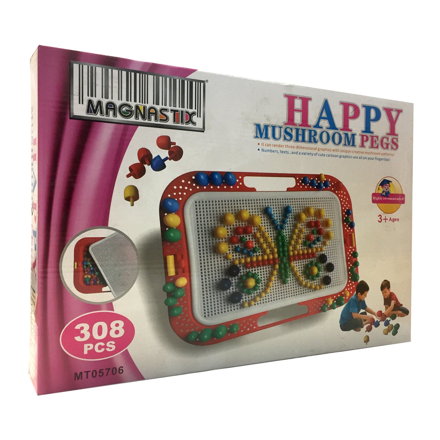 Happy Mushroom Pegs (T8414)