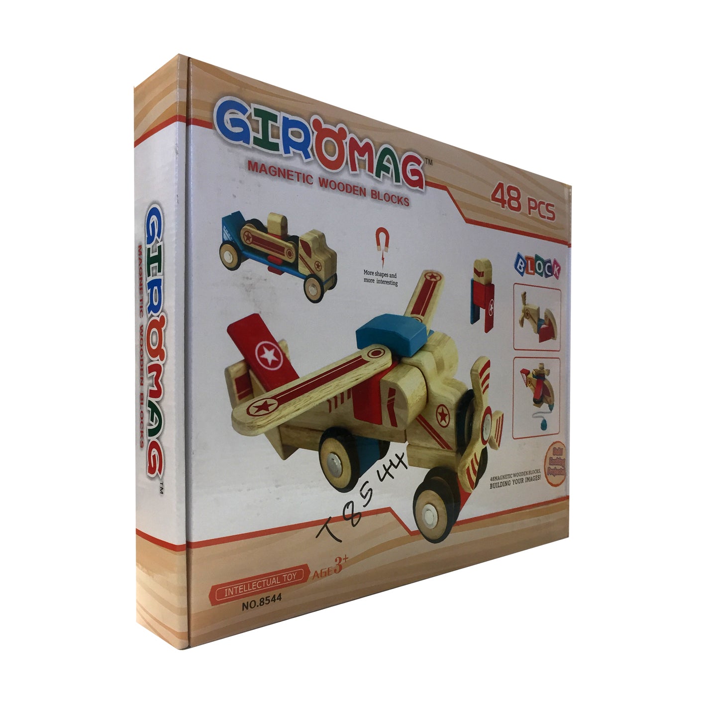 Giromag 48 piece Wooden Block Set (T8544)