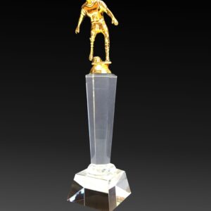 C74 Soccer Crystal Trophy