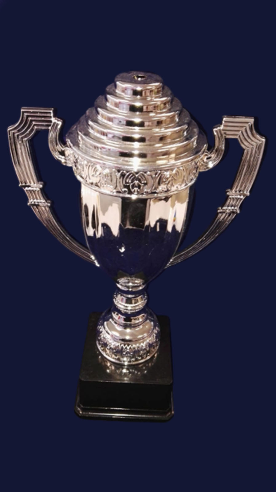 F98 CUP SILVER WITH LID ONLY