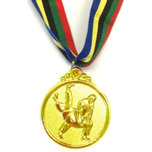 M9 Gold Wrestling Medal 5cm Diameter