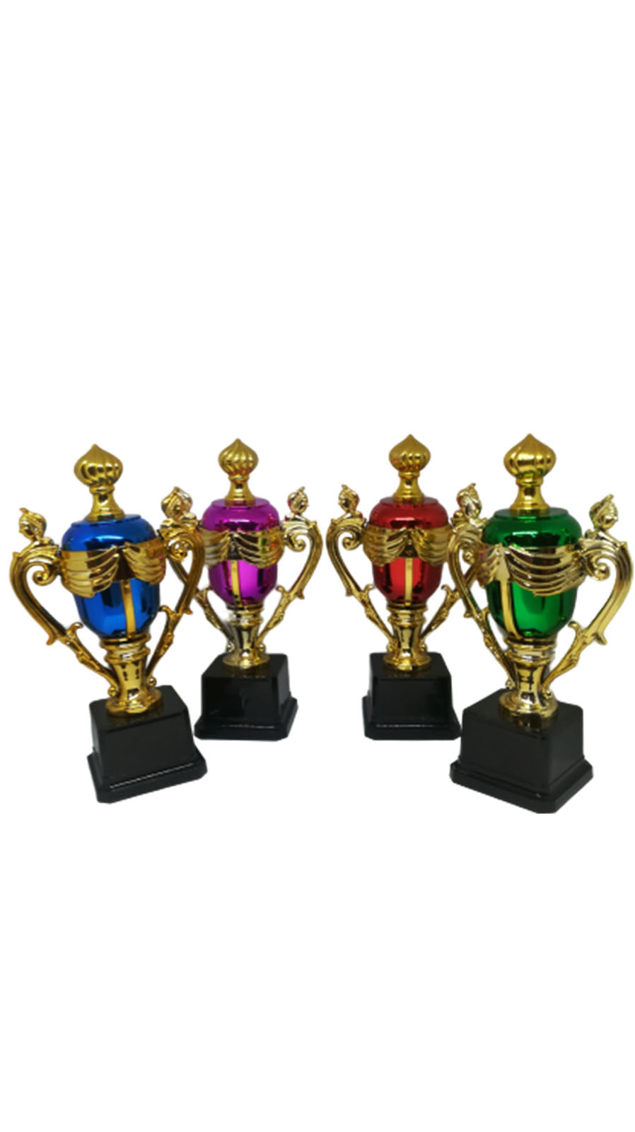 S07 - Various Colour Cup Plastic Trophies