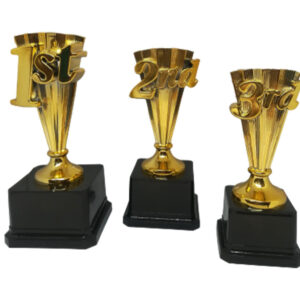 S19-1st, 2nd or 3rd Place Plastic Trophies