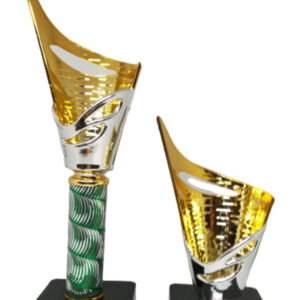 S34-Gold & Silver Plastic Cup Trophy