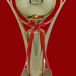 T242 GOLD STEEL & Plastic TROPHY