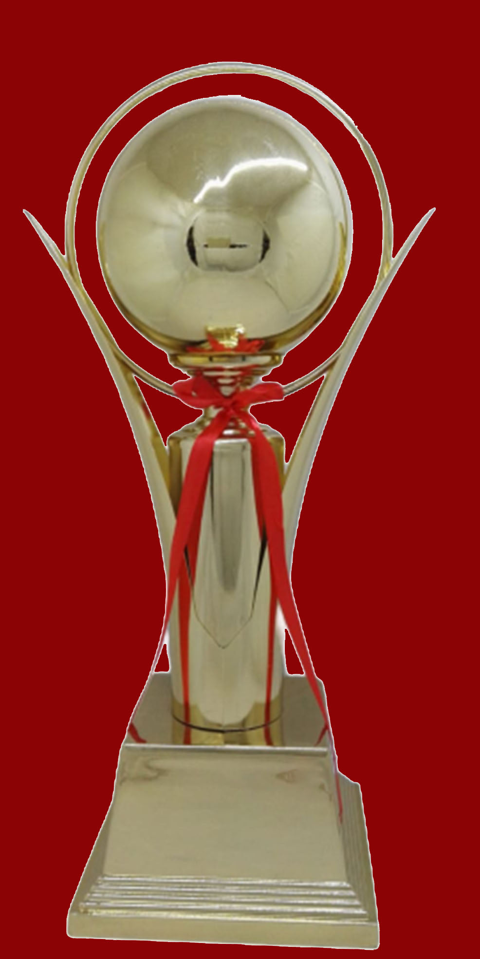 T242 GOLD STEEL & Plastic TROPHY