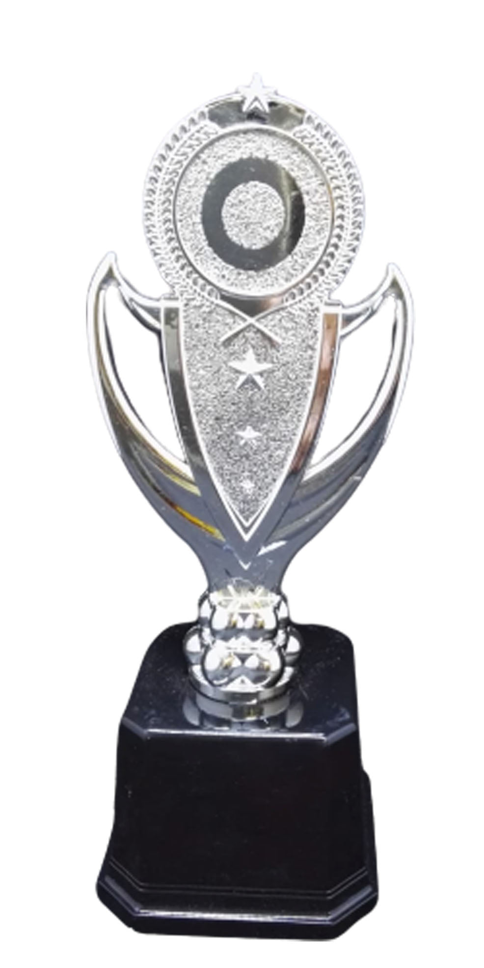 T245 PLASTIC TROPHY SILVER 18 CM