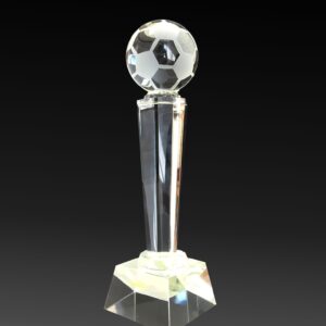 C34 Soccer Ball Crystal Trophy