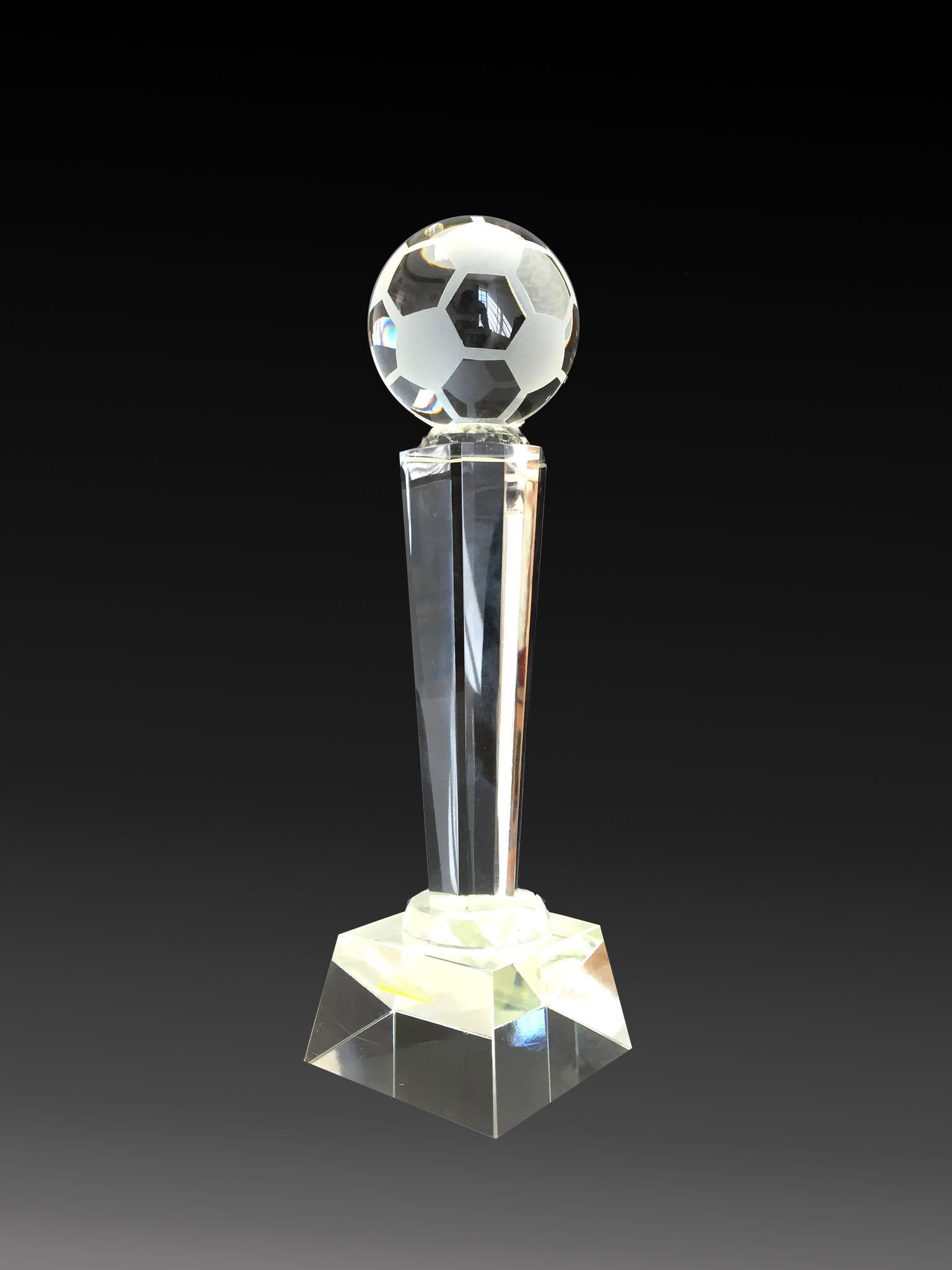 C34 Soccer Ball Crystal Trophy