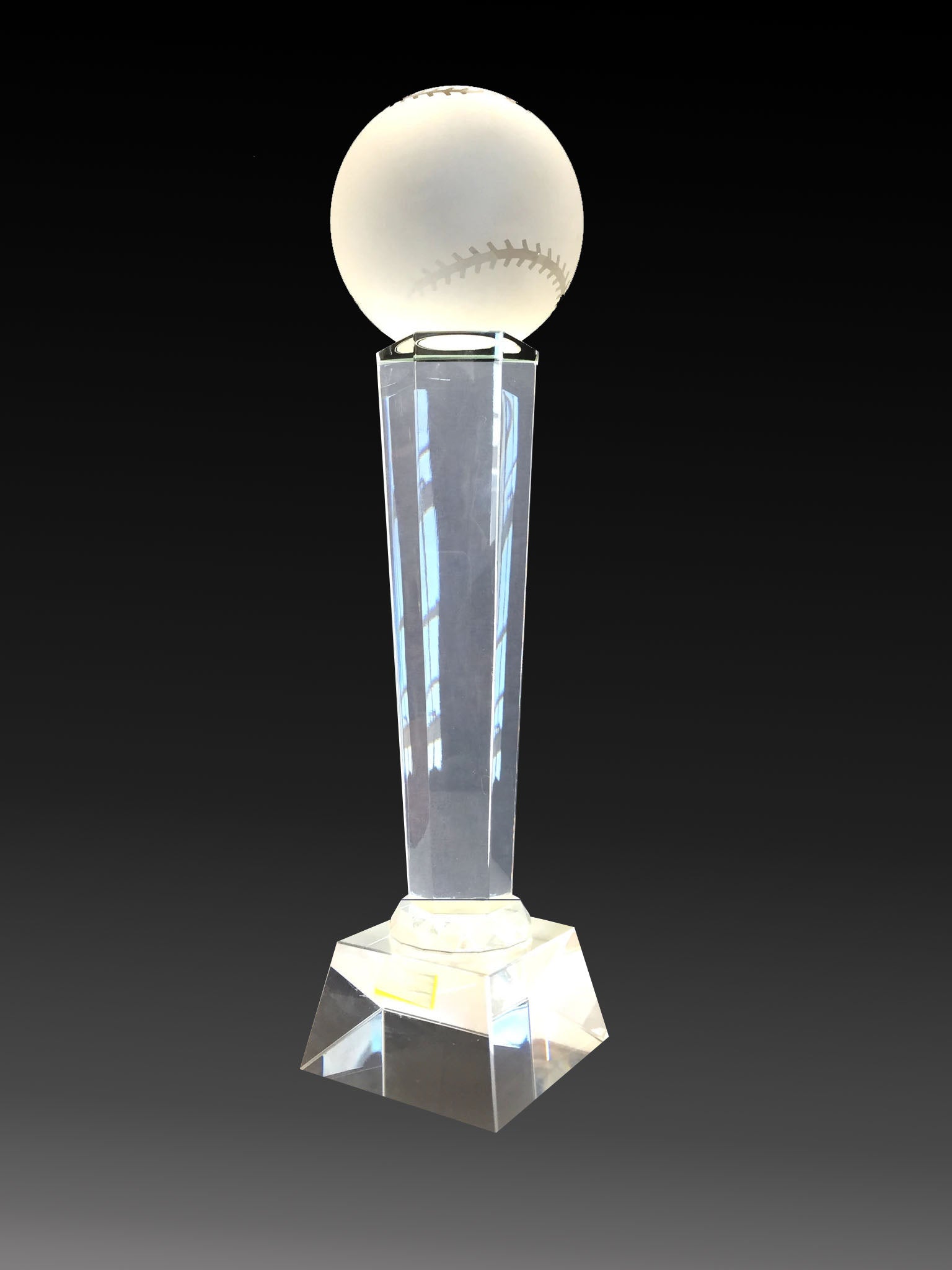 C57 Cricket Crystal Trophy