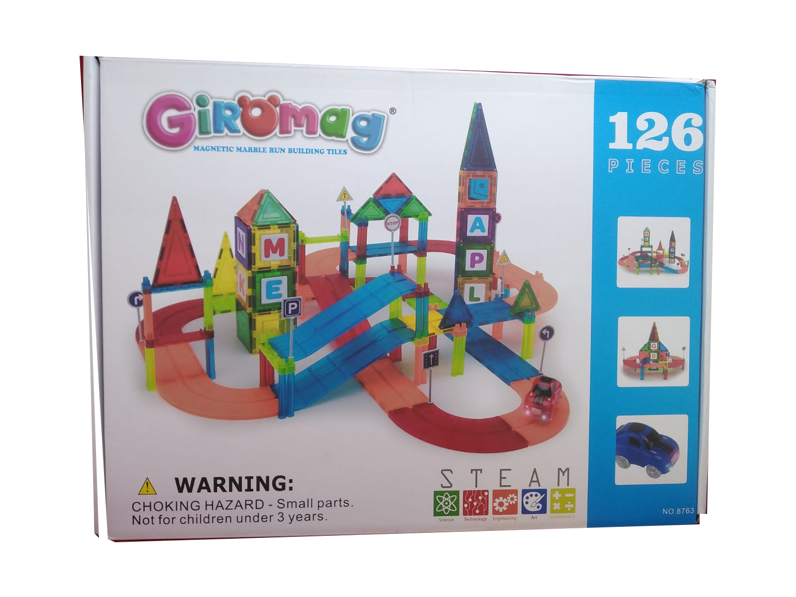 Giromag 126pcs Magnetic Building Panels (8763)