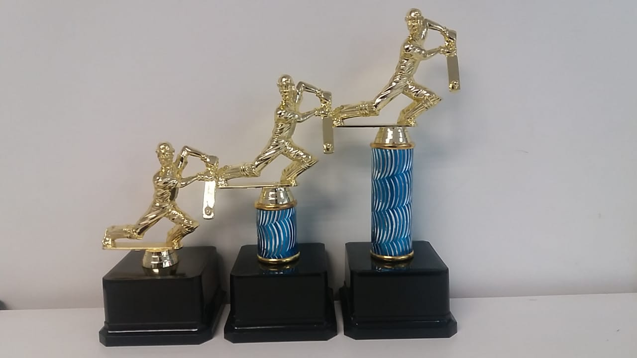 SET 4 - CRICKET BATSMAN TROPHY (CR4A, CR4B & CR4C)