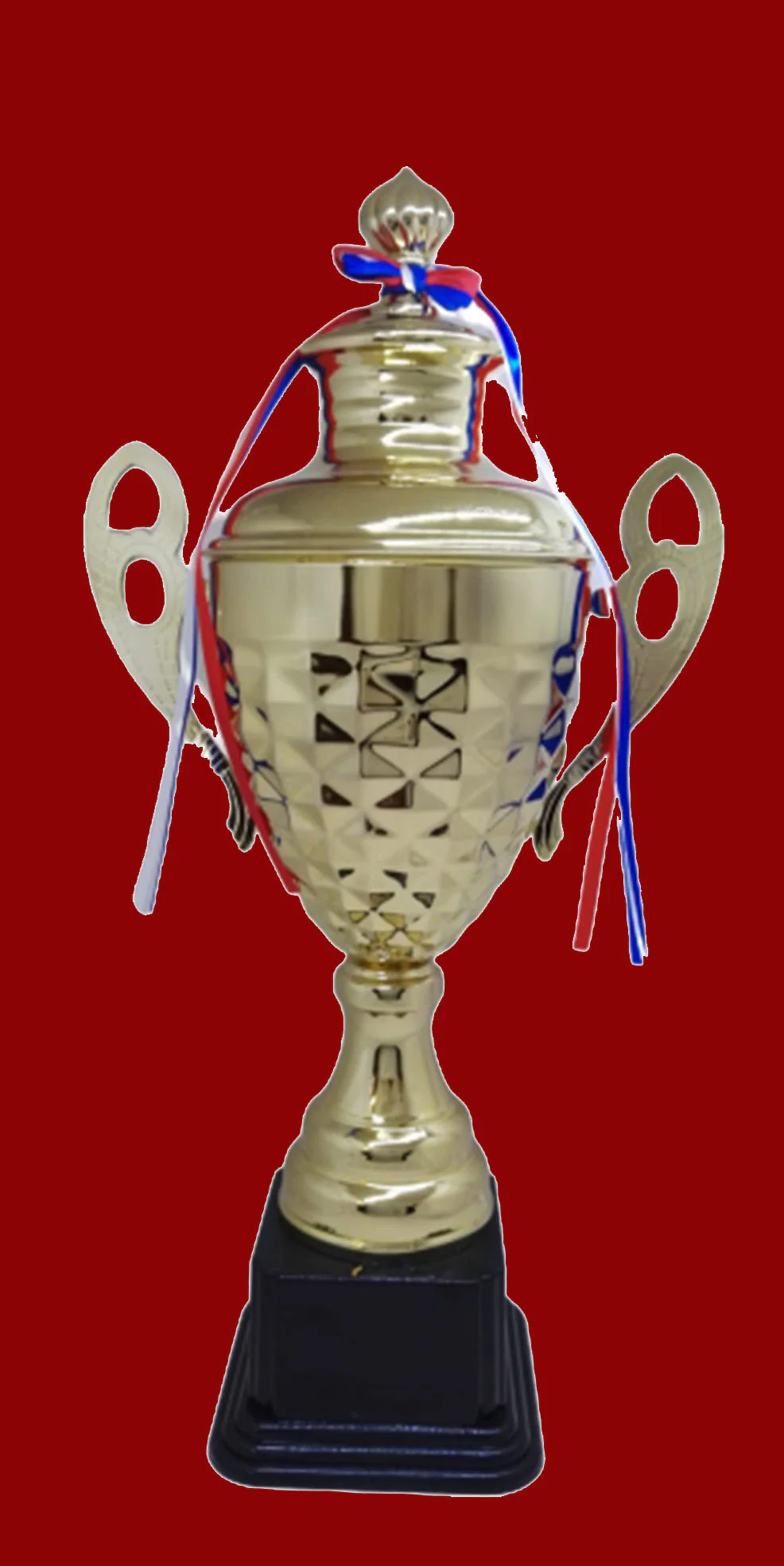 T235 GM 47 CM STEEL TROPHY GOLD MEDIUM