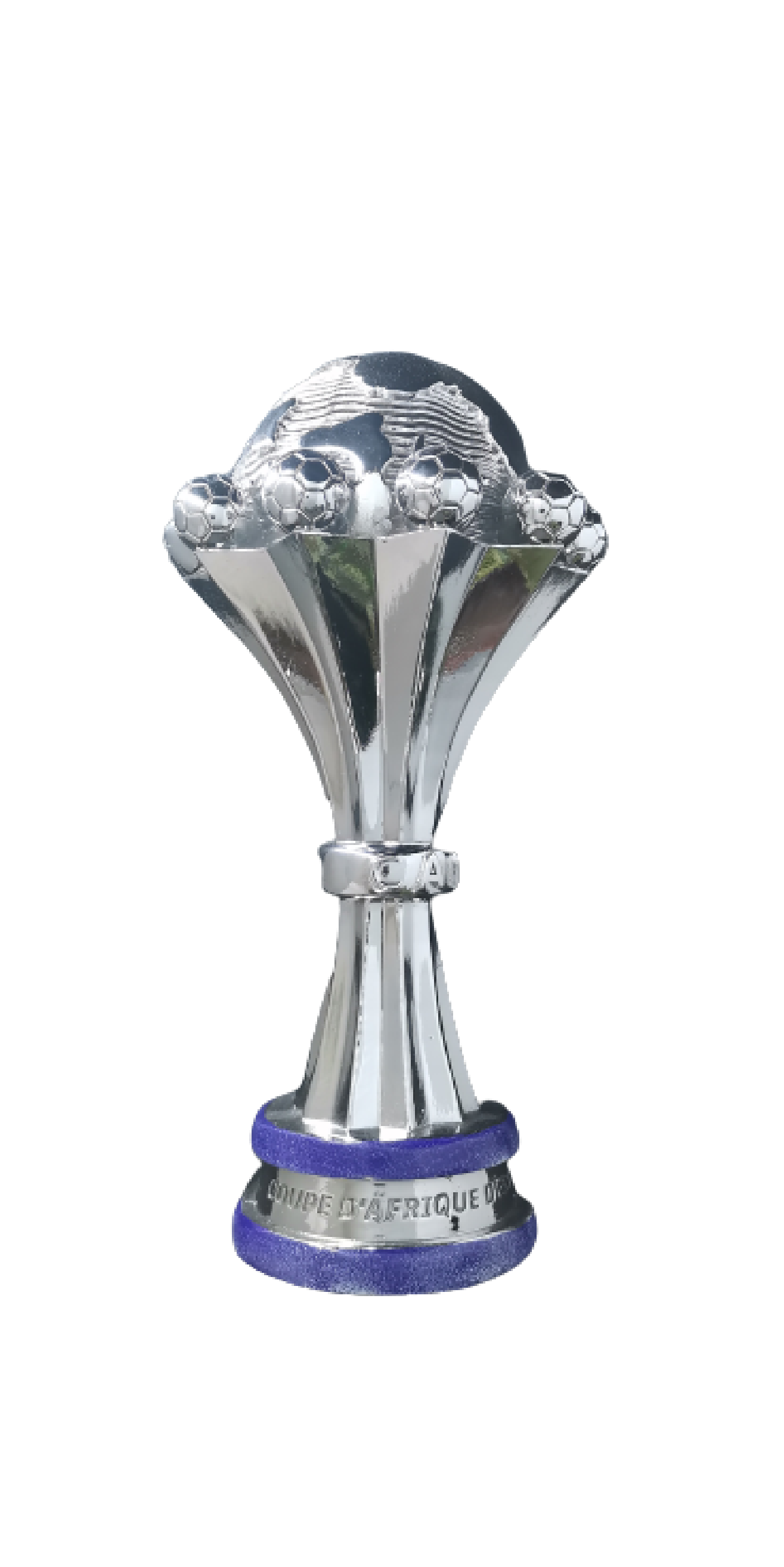 T255 RESIN SILVER CUP SOCCER TROPHY